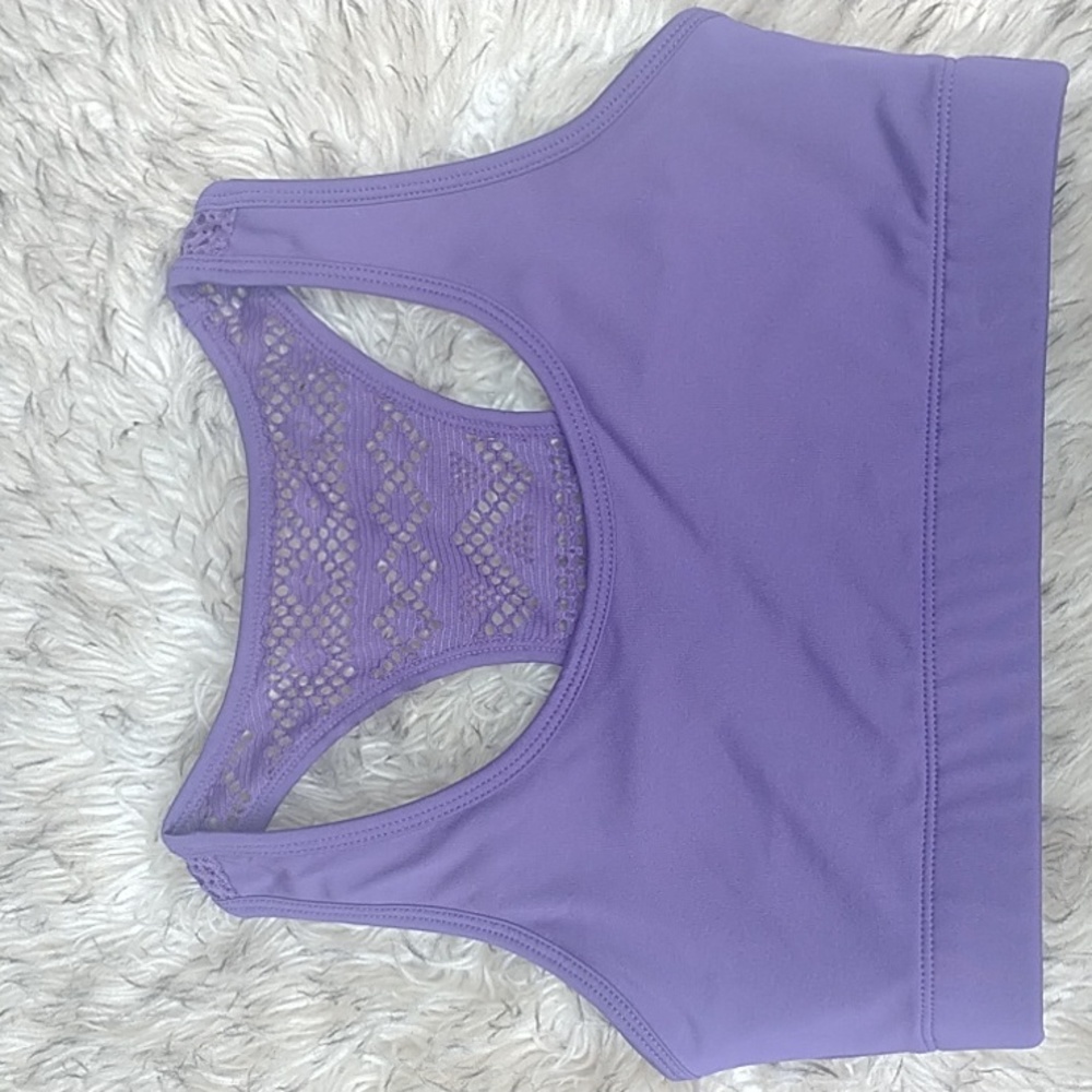 Zyia Active Purple Bomber Bra, S